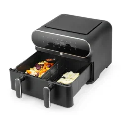 AF-2x50 dual zone airfryer 11 L, Musta