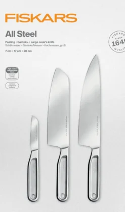All Steel veitsisetti, 3 osaa