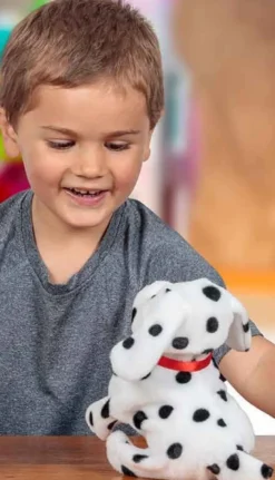 Animigos Flipping Puppy Dalmatian Interaktiv Hoppande Hund