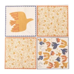 Anniversary paperinen servetti 20-pack, Keltainen