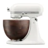 Artisan 5KSM156-keittiökone puukulholla 4,7 l, Porcelain white-walnut