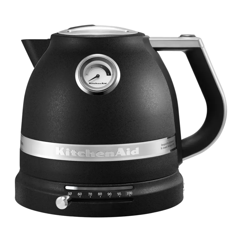Artisan vedenkeitin säädettävällä lämpötilalla 1,5 L, Cast iron black