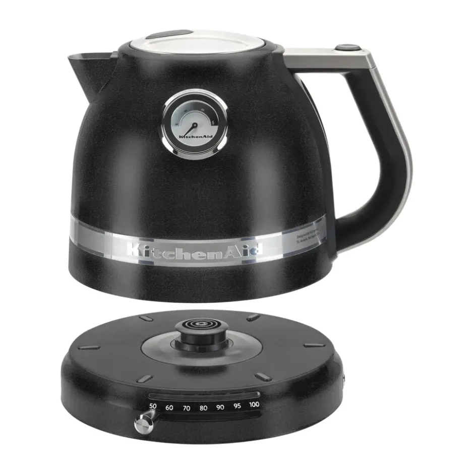 Artisan vedenkeitin säädettävällä lämpötilalla 1,5 L, Cast iron black