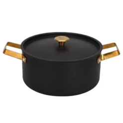 Arvet taottu musta kannellinen pata, Mio, 4 l