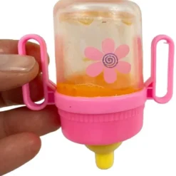 Baby Rose Juiceflaska och nappflaska med mjölk