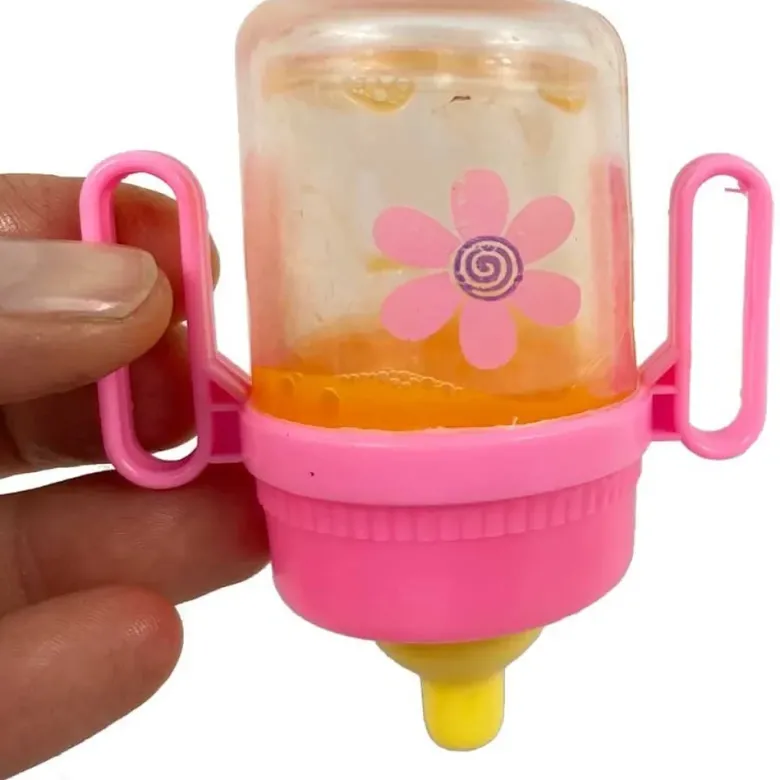Baby Rose Juiceflaska och nappflaska med mjölk