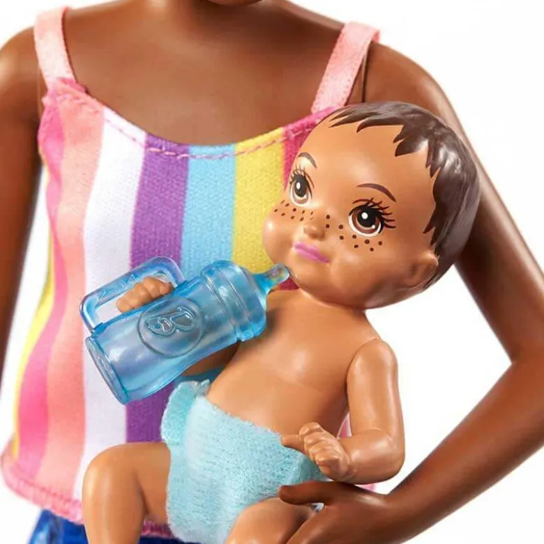 Barbie Barnvakt Skipper Babysitter med Bebis GRP12