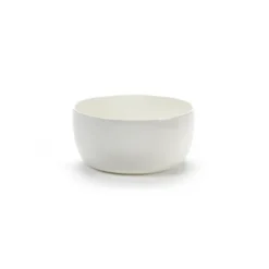 Base aamiaiskulho matalalla reunalla, valkoinen, 12 cm
