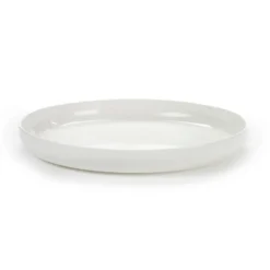 Base lautanen korkealla reunalla, valkoinen, 24 cm