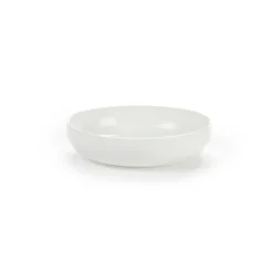 Base pikkulautanen korkealla reunalla, valkoinen, 12 cm