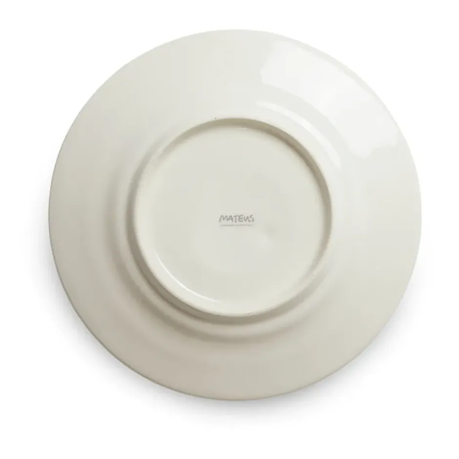 Basic joululautanen Ø 21 cm, Valkoinen-monivärinen