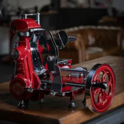 B2 Flywheel slicer manuaalinen viipalekone, Punainen