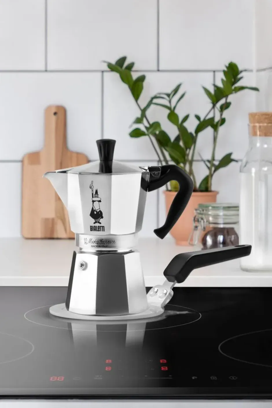 Bialetti induktiolevy Ø13 cm, Silver-musta