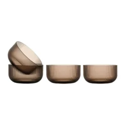 Billi kulho 70 cl 4-pack, Ruskea