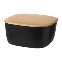 BOX-IT leipälaatikko 23x23 cm, Black