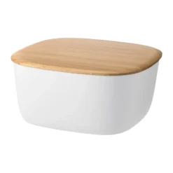 BOX-IT leipälaatikko 23x23 cm, White