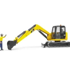 Bruder Grävmaskin Caterpillar Mini med Förare 02466