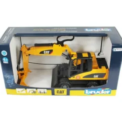 Bruder Hjulgrävare Grävmaskin Caterpillar med hjul 02445