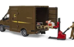 Bruder Mercedes Sprinter UPS med förare och tillbehör 02678