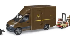 Bruder Mercedes Sprinter UPS med förare och tillbehör 02678