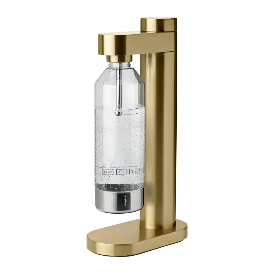 Brus hiilihapotuslaite, Brushed brass