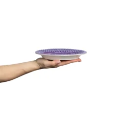 Bubbles-lautanen, ovaali 20 cm, Violetti