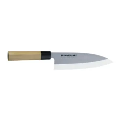 Bunmei debakniv yksipuolisesti teroitettu 19,5 cm, Ruostumaton teräs