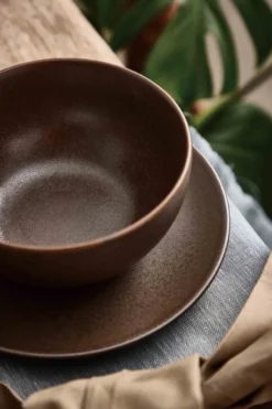 Ceramic Workshop leipälautanen Ø19,5 cm, Chestnut-matte brown
