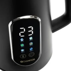 Champion Digital Temp vedenkeitin, mattamusta, 1,7 l