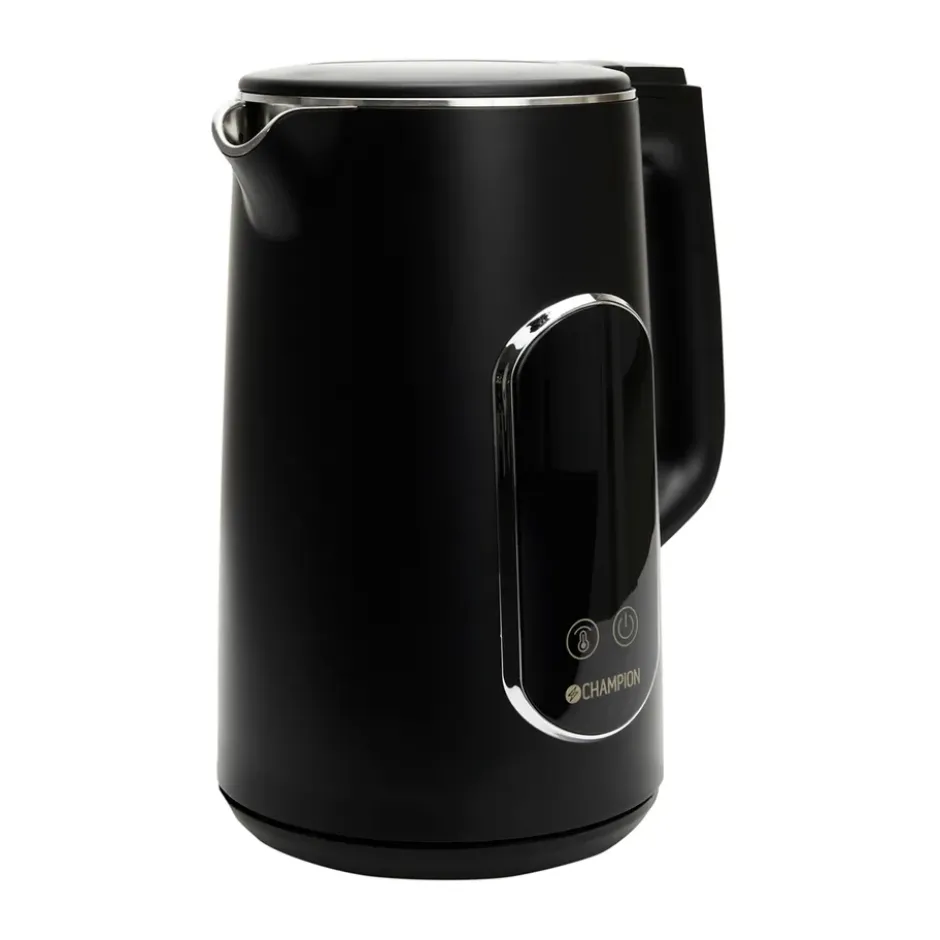 Champion Digital Temp vedenkeitin, mattamusta, 1,7 l