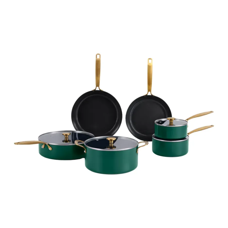 Combekk Element kattila- ja paistinpannusetti 10 osaa, Holly Green