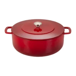 Combekk emaloitu valurautapata Ø28 cm, Kirsikka