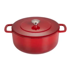Combekk emaloitu valurautapata Ø24 cm, Kirsikka