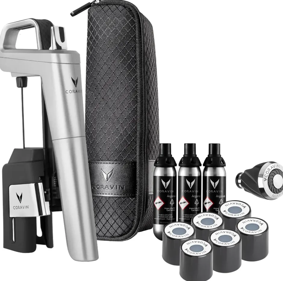CORAVIN™ Timeless Six+ Viinijärjestelmä, Hopea