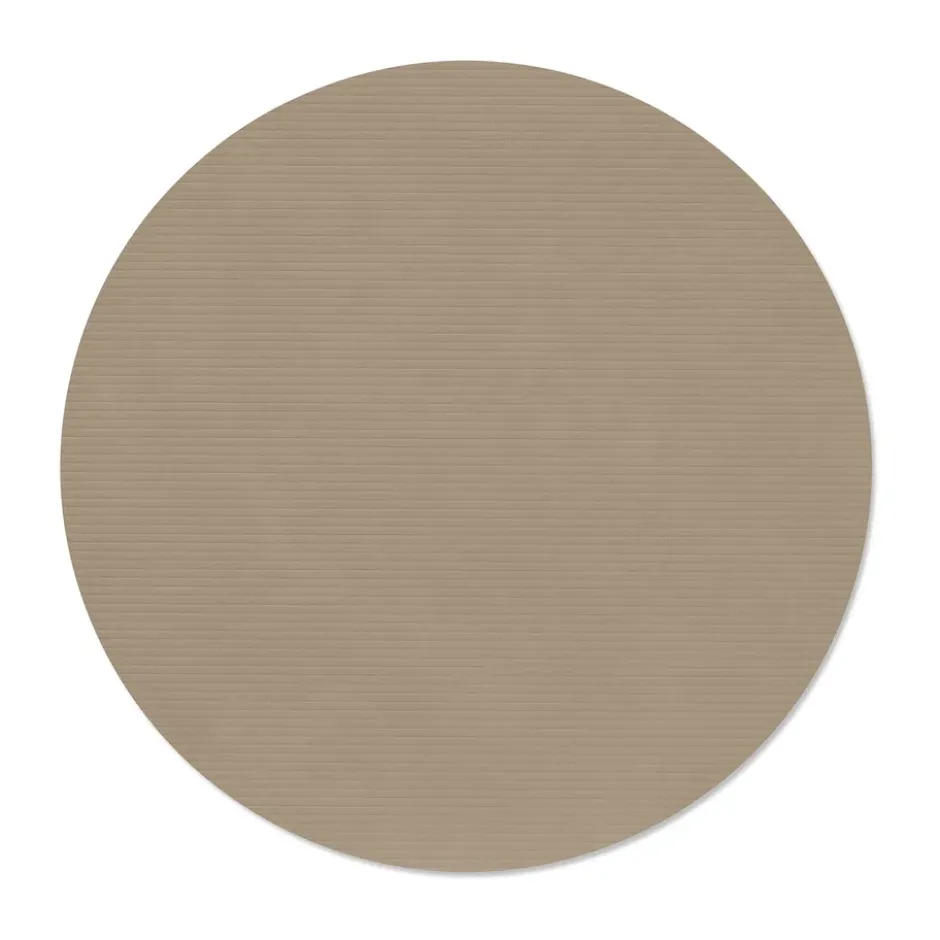 Corduroy pöytätabletti, Clay brown, ympyrä, L