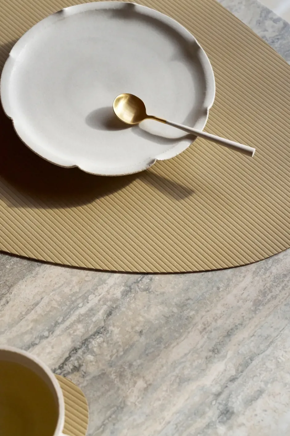 Corduroy pöytätabletti curve L, Lemon Sorbetti