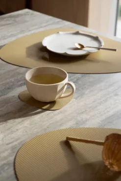 Corduroy pöytätabletti curve L, Khaki