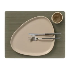 Corduroy pöytätabletti square L, Army Green