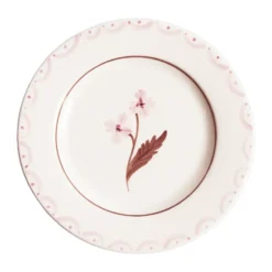 Cottage Flower salaattilautanen, Light Pink, 22 cm