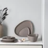 Curve Stoneware kulho S 10x11 cm, Warm grey