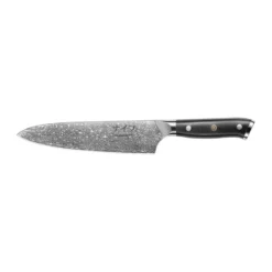 Damascus By Hâws kokkiveitsi 32 cm, Musta-ruostumaton teräs