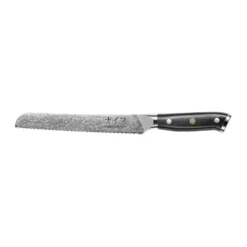 Damascus By Hâws leipäveitsi 33 cm, Musta-ruostumaton teräs