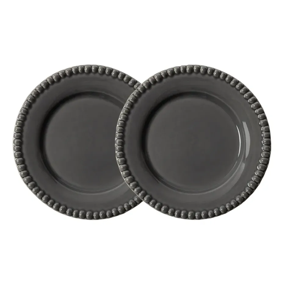 Daria jälkiruokalautanen Ø 22 cm, 2-pakkaus, Clean grey