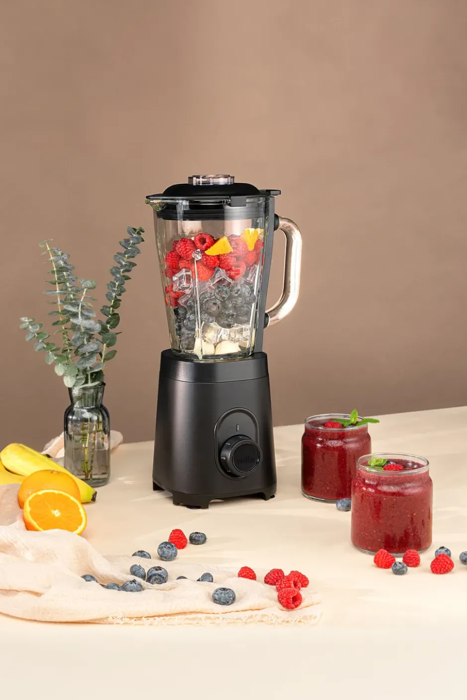 DBL-1200B daily blender 1,5 L, Musta