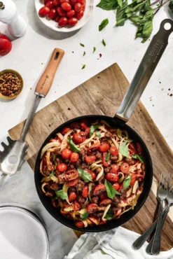 De Buyer B Bois puukahvainen spaghettiotin, Ruostumaton teräs
