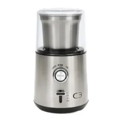 Design Kahvimylly CG700 85 g, Harjattu ruostumaton teräs