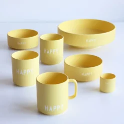 Design Letters karkkikulho Ø12 cm, Yellow