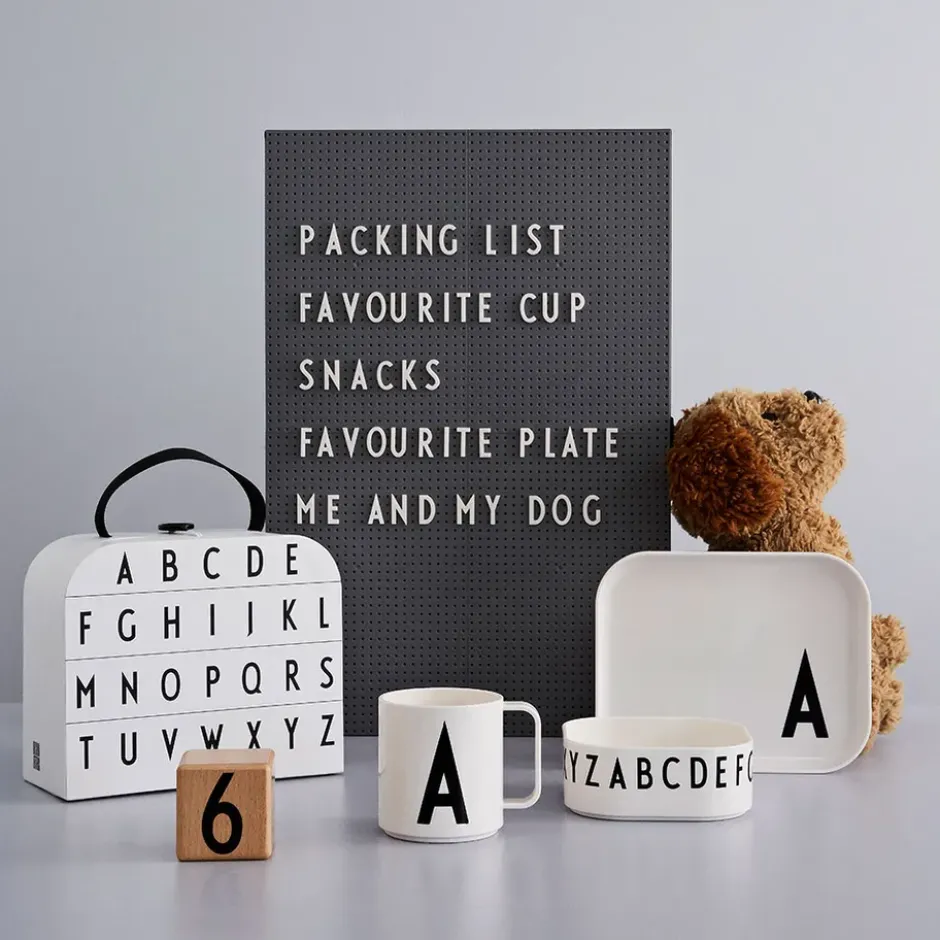 Design Letters lasten tarjoilusetti, X