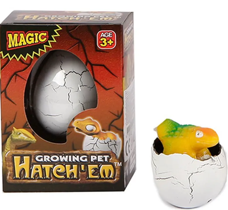 Dinosaurieägg växande dinosaurie 6 cm