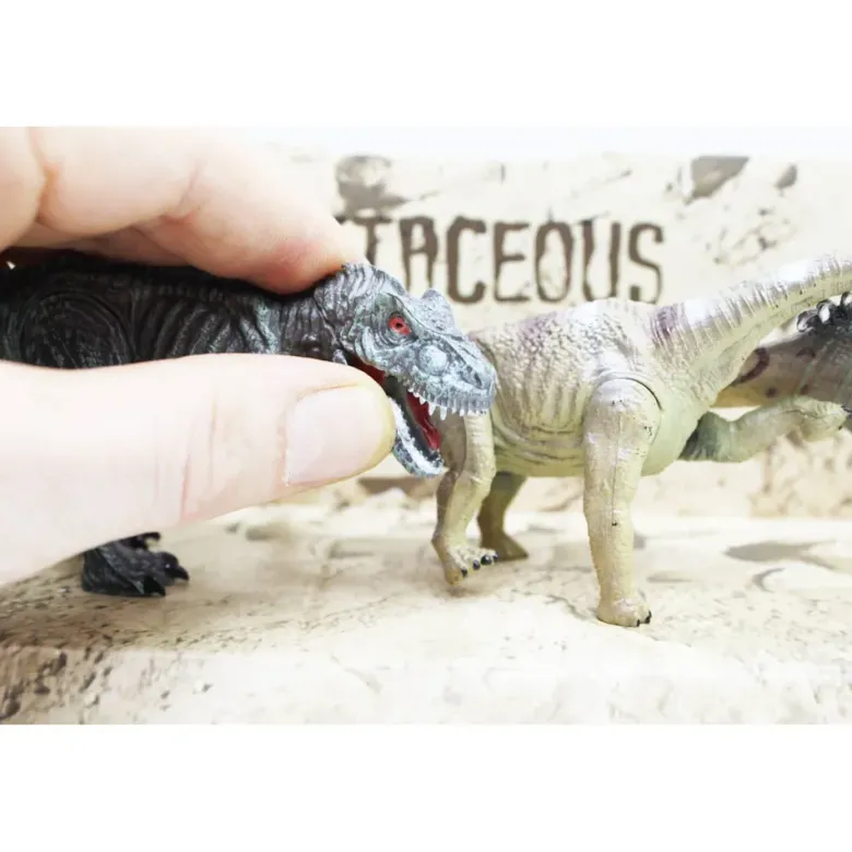 Dinosaurier leksaksfigurer 6 st. 14 cm